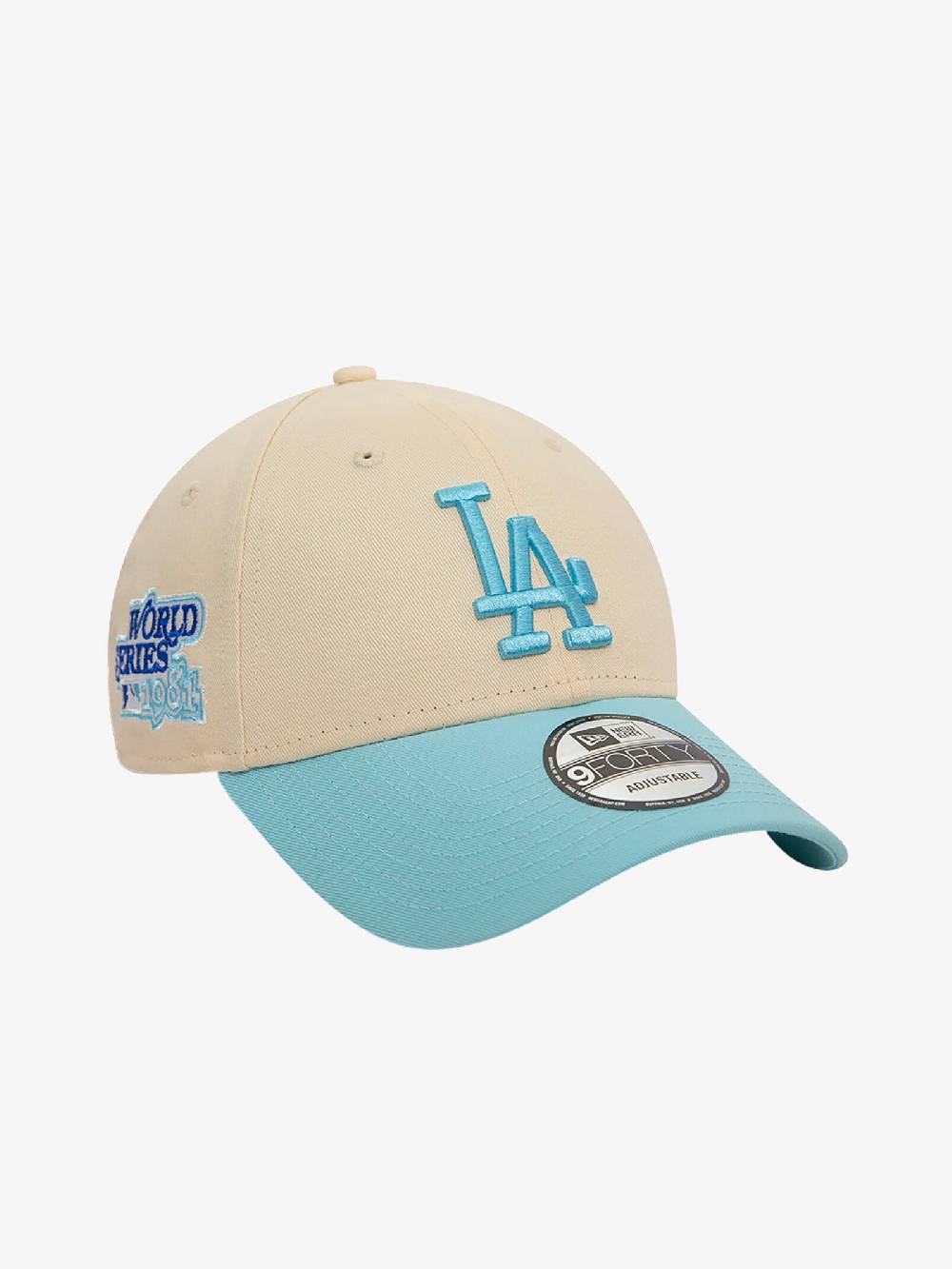 NEW ERA Cappello 9FORTY LA Dodgers World Series Patch azzurro Online Outlet