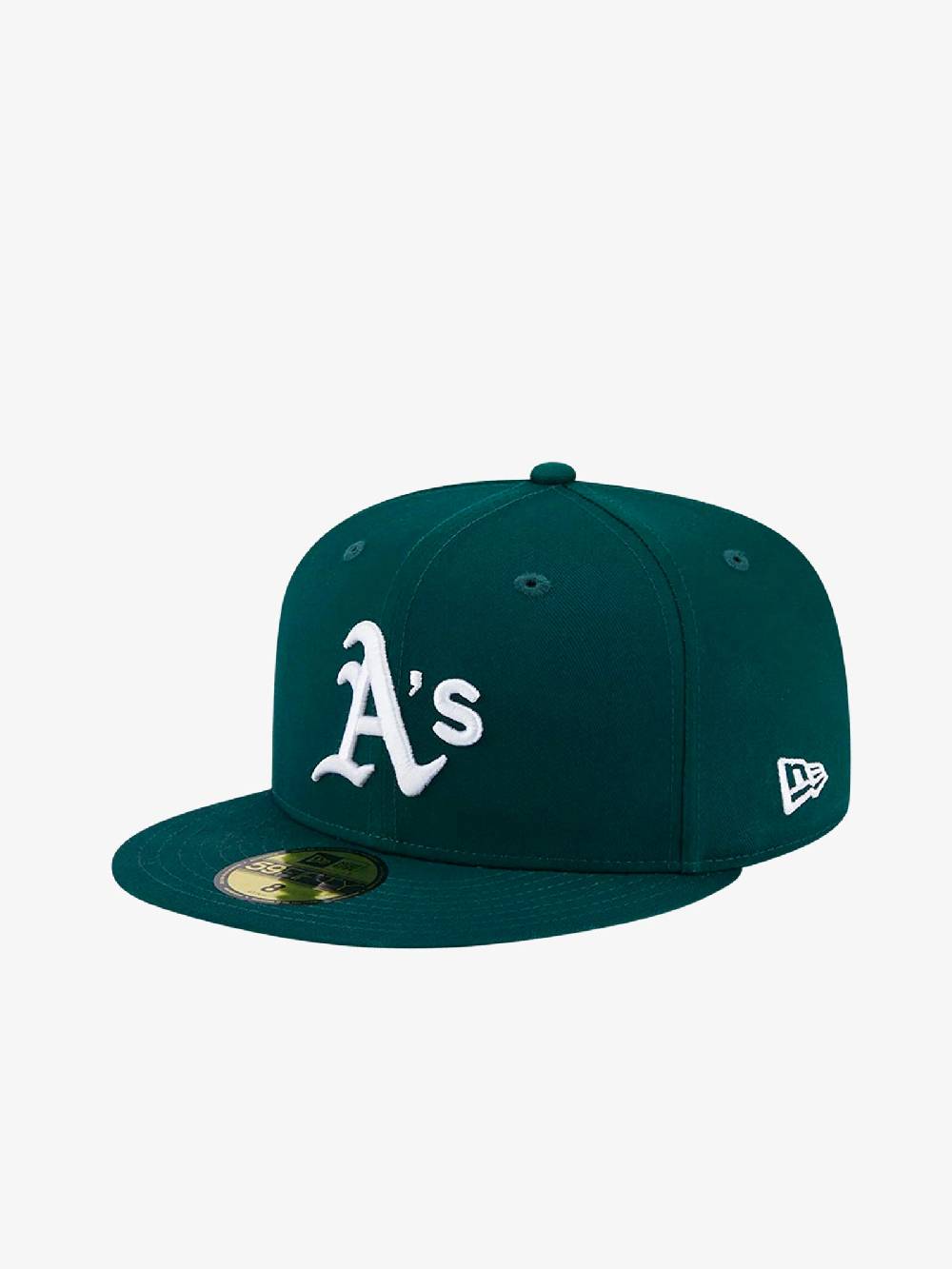 NEW ERA Cappello 59FIFTY Fitted Oakland Athletics Team Side Patch verde Grandi sconti