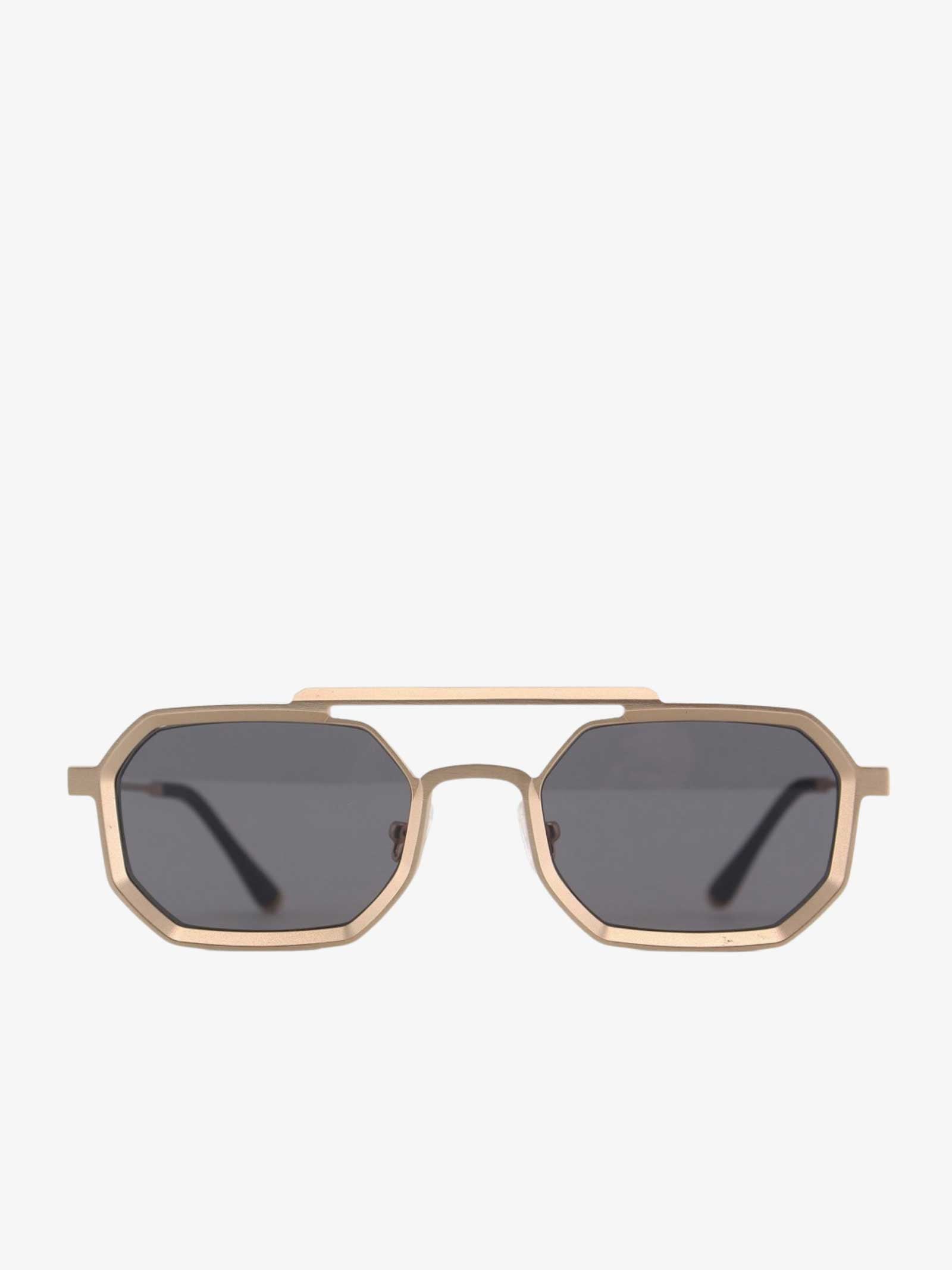 LEZIFF Occhiali da sole Colorado uomo nero/oro Ritorno libero
