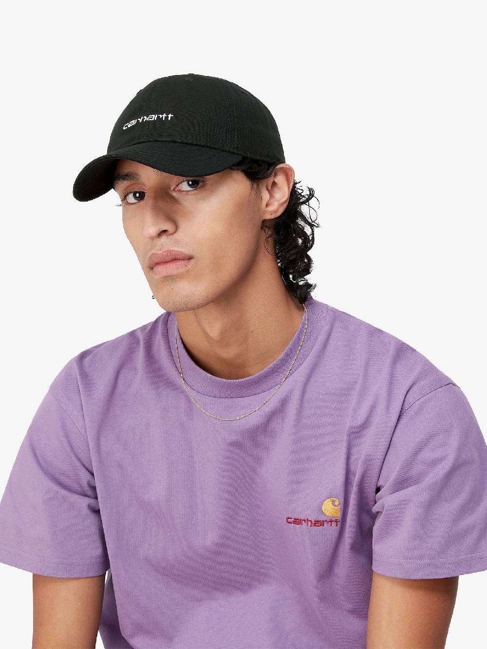 CARHARTT WIP Cappello Canvas Script nero Latest stili