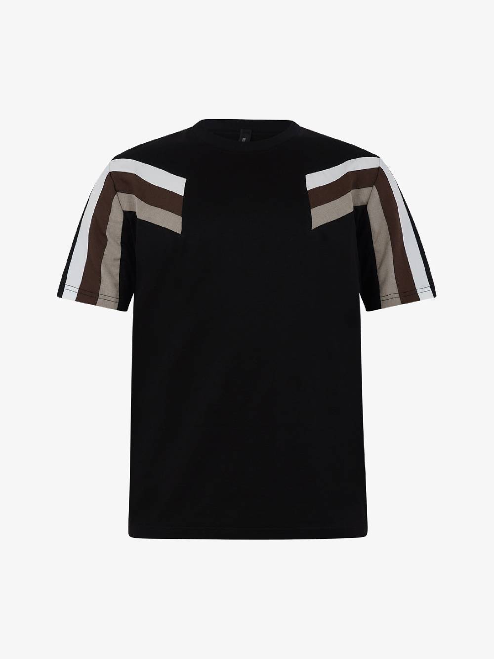 PRET A PORTER T-shirt girocollo con stampa M9M2752 uomo cotone nero Fino al 60% di sconto