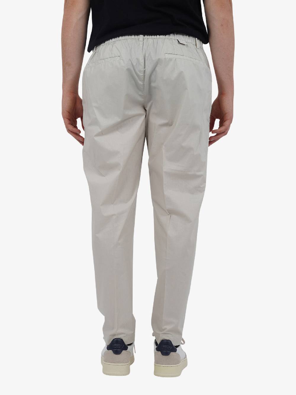 YES LONDON Pantalone con bottone XP3223 uomo lana panna Italy