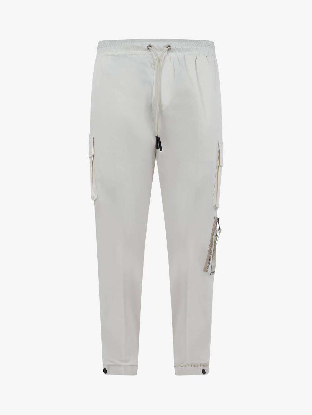 PRET A PORTER Pantalone con coulisse M9P4331 uomo cotone bianco Nuovo
