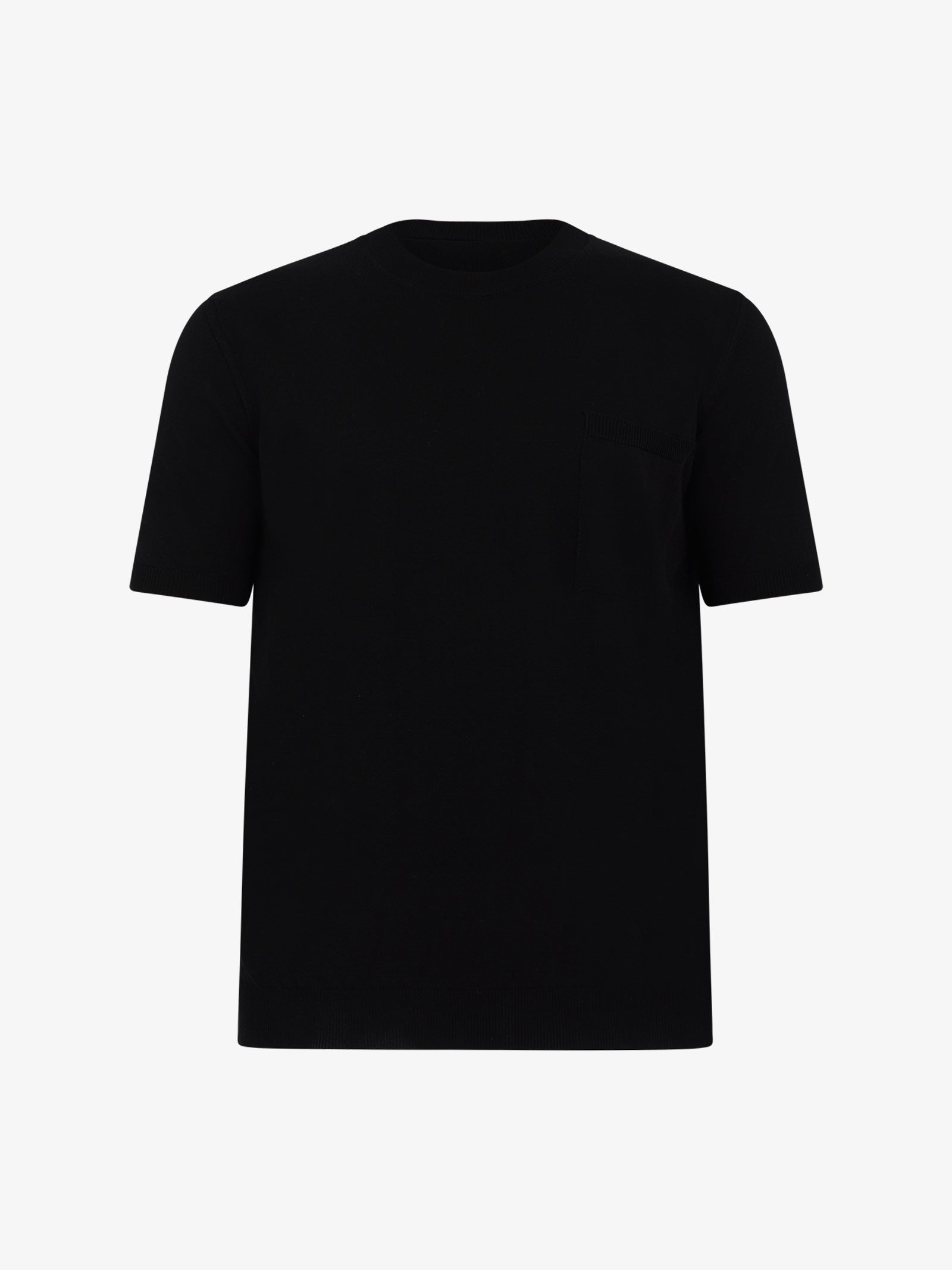 AMARANTO Maglia B9B0021B uomo cotone nero Qualità Garantita