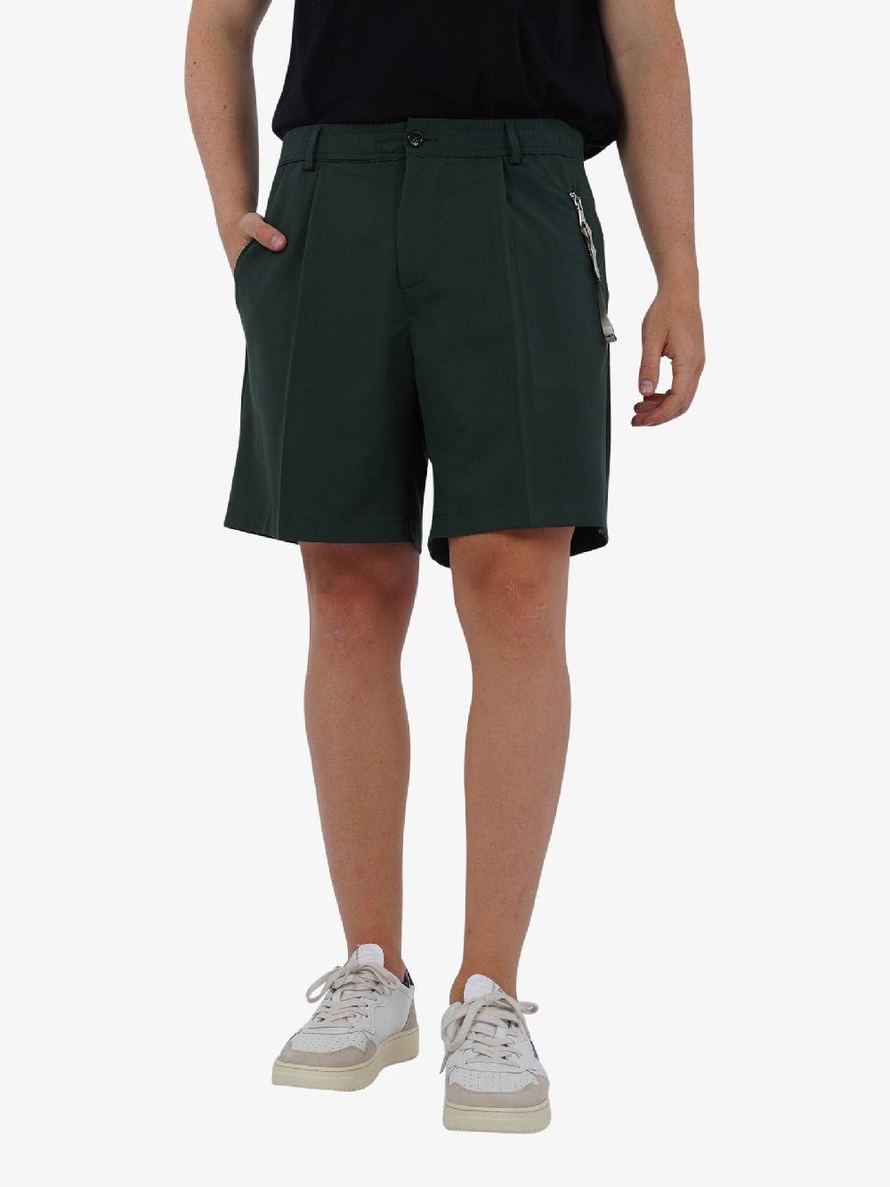 PRET A PORTER Bermuda M9S807 uomo verde
