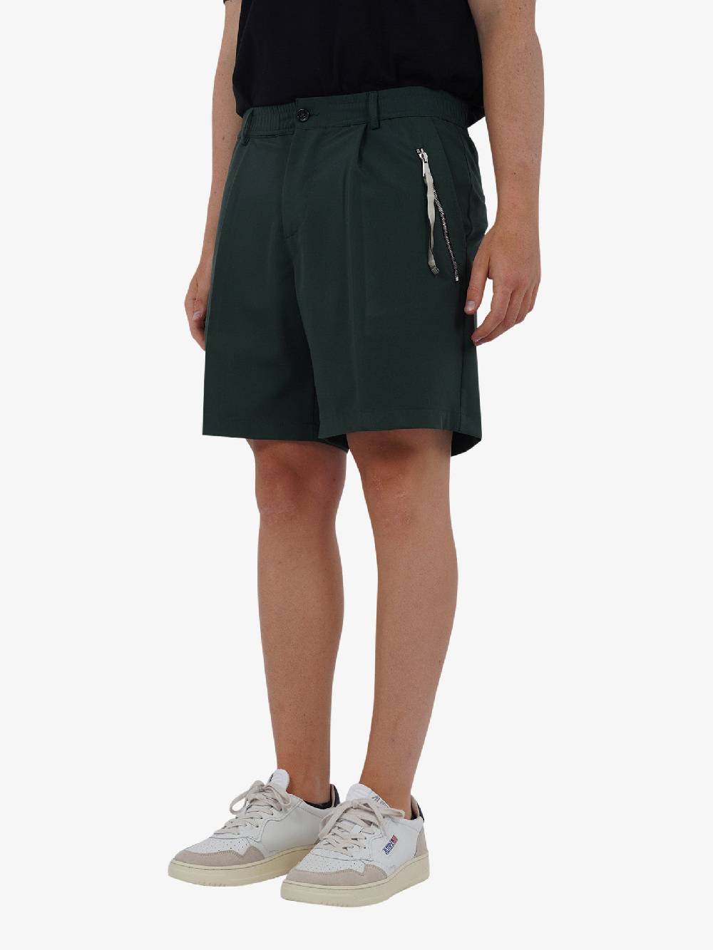 PRET A PORTER Bermuda M9S807 uomo verde Affare Del Giorno