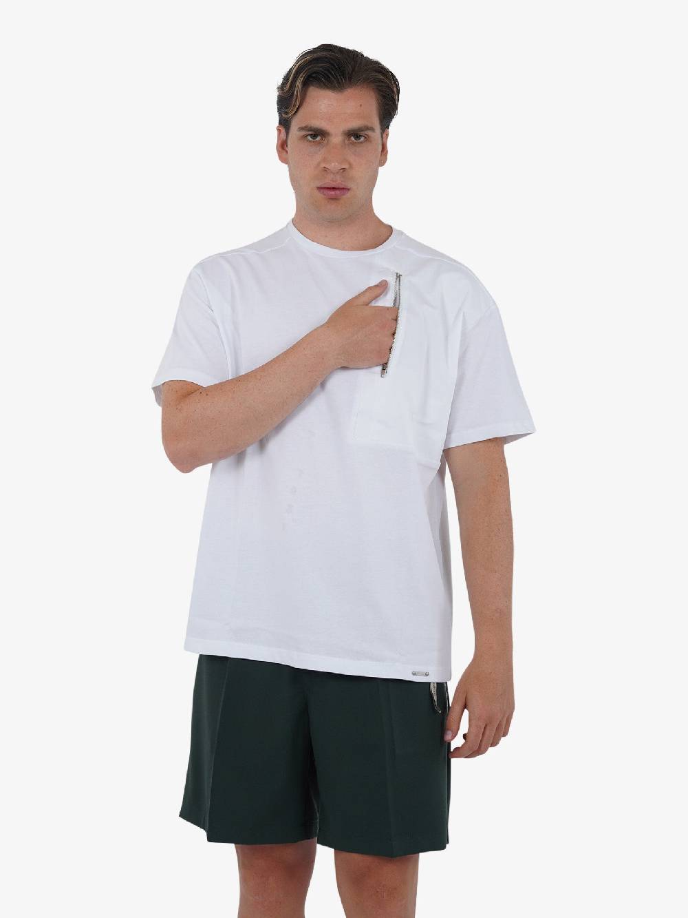 STATE OF ORDER T-shirt Lazo SO1TSS240006 uomo cotone bianco Sottocosto