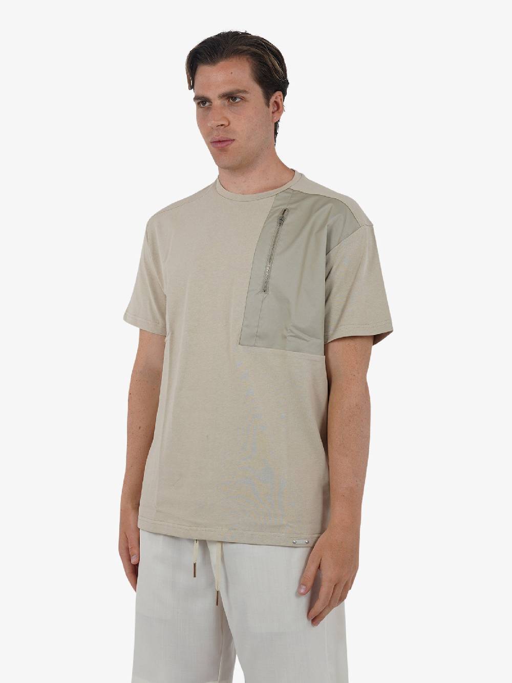 STATE OF ORDER T-shirt Lazo SO1TSS240006 uomo cotone beige Convenienza