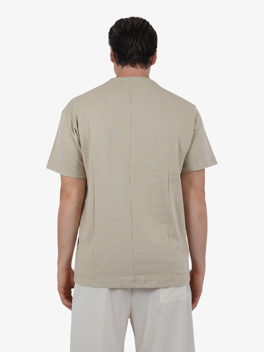 STATE OF ORDER T-shirt Lazo SO1TSS240006 uomo cotone beige Convenienza