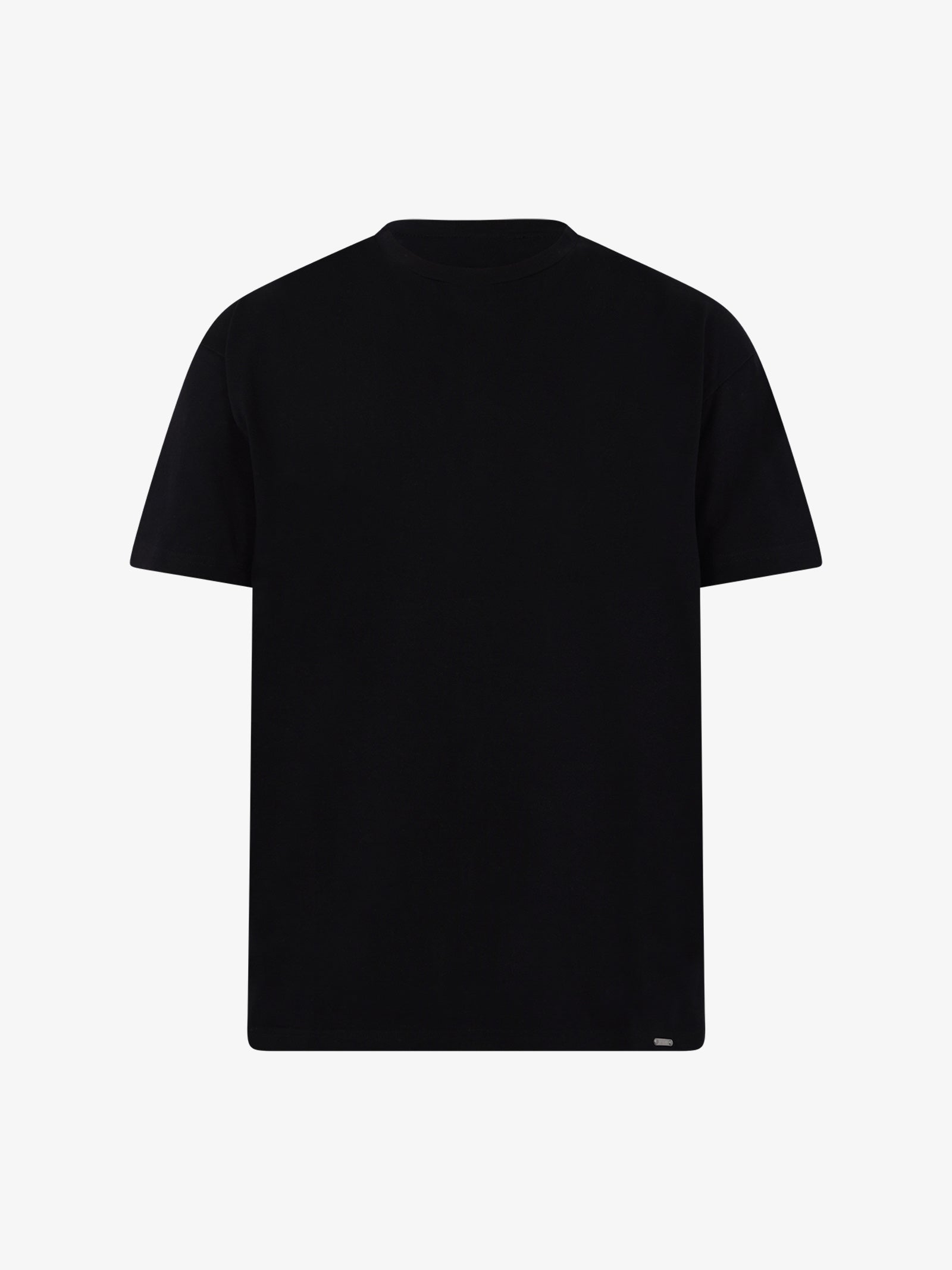 STATE OF ORDER T-shirt con etichetta logo SO1TSS240004 uomo cotone nero Novità