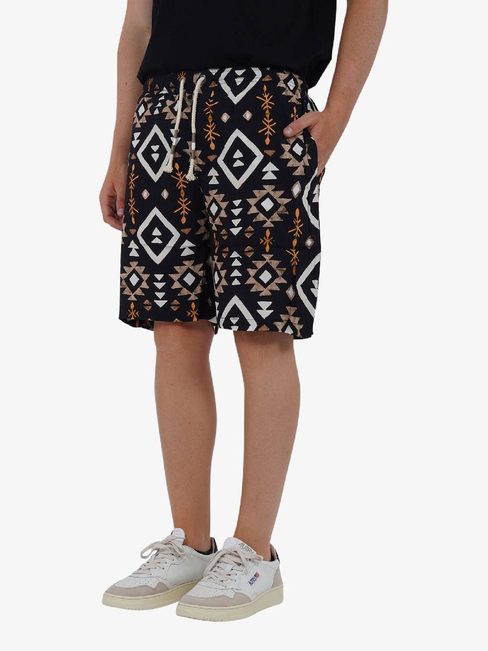 TOOCO Bermuda Uxmal uomo nero Saldi Di Fabbrica