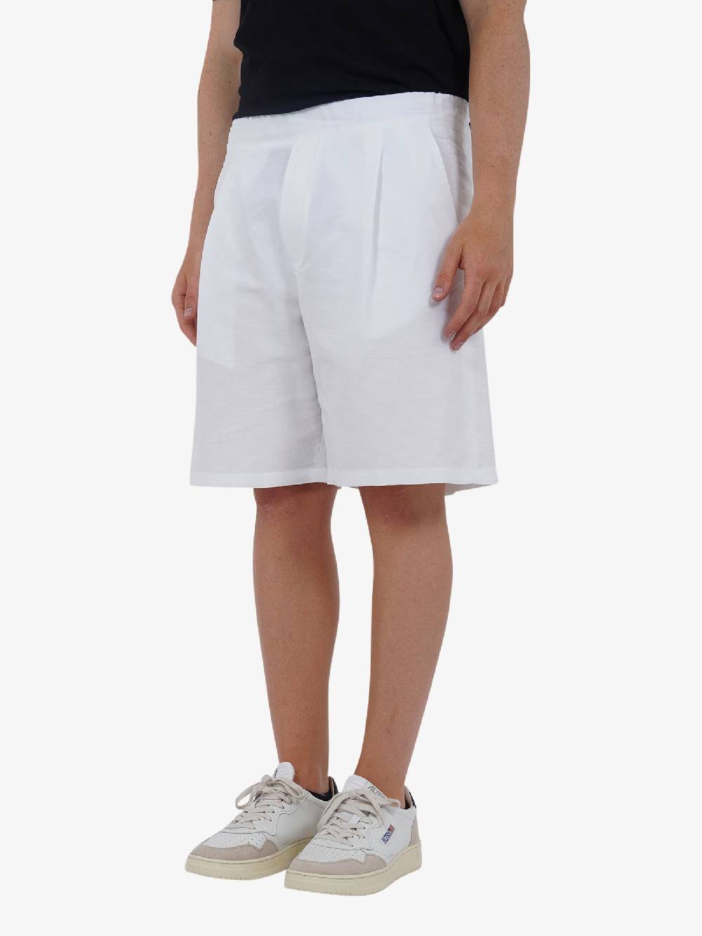 LOW BRAND Bermuda Tokyo L1PSS246765 uomo Lino bianco Negozio