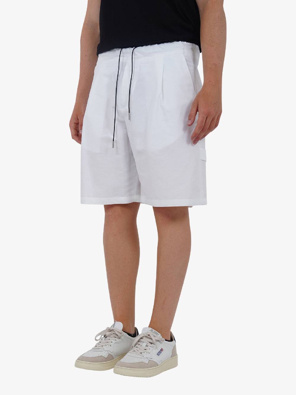 LOW BRAND Bermuda Tokyo L1PSS246760 uomo cotone bianco In Saldo