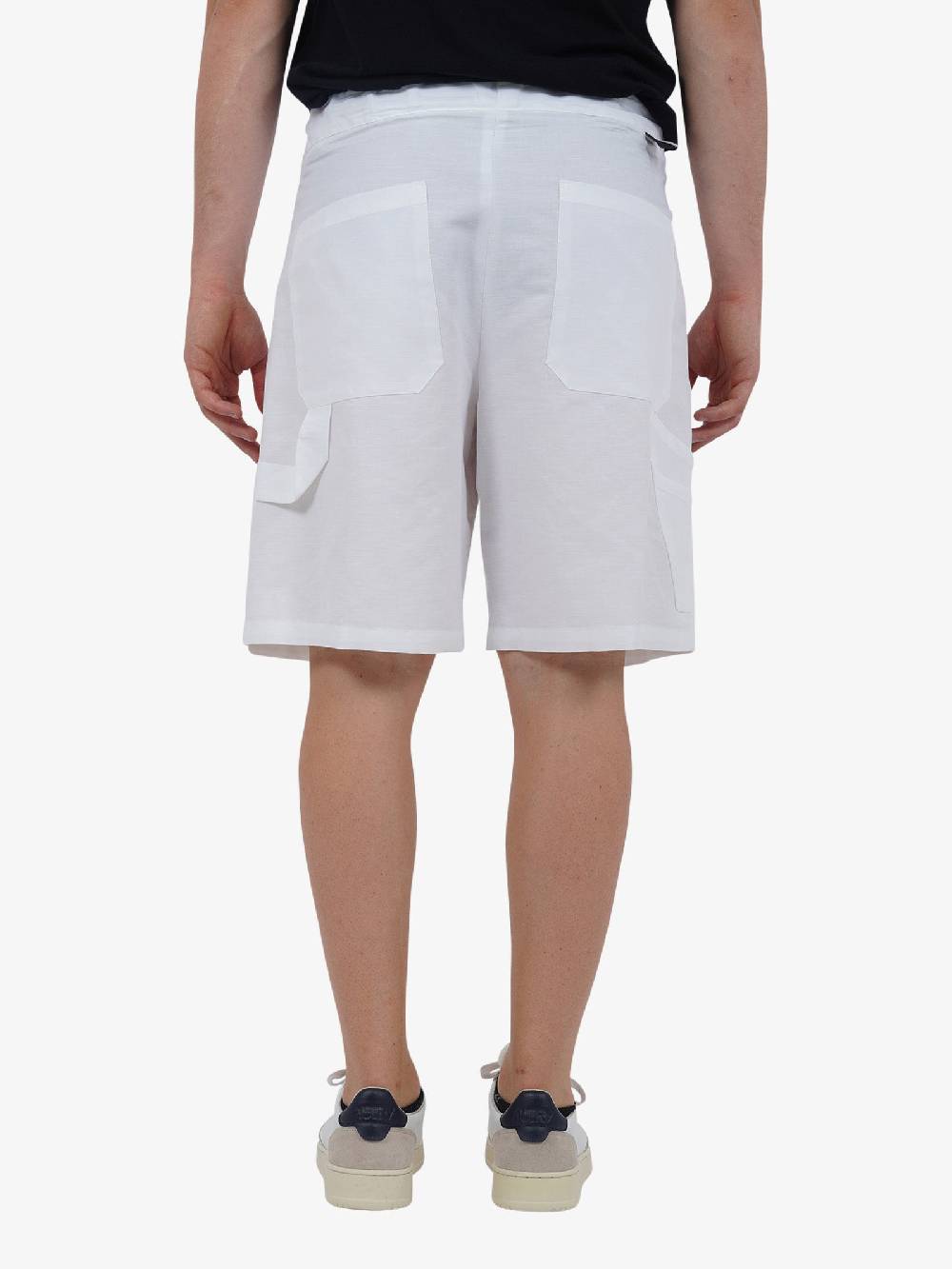 LOW BRAND Bermuda Tokyo L1PSS246760 uomo cotone bianco In Saldo