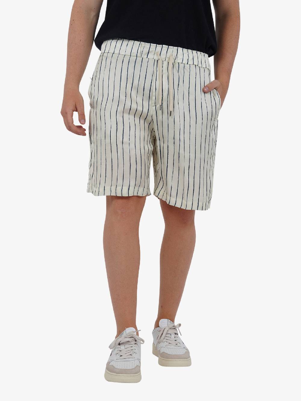 COSTUMEIN Bermuda Shorts uomo cotone panna