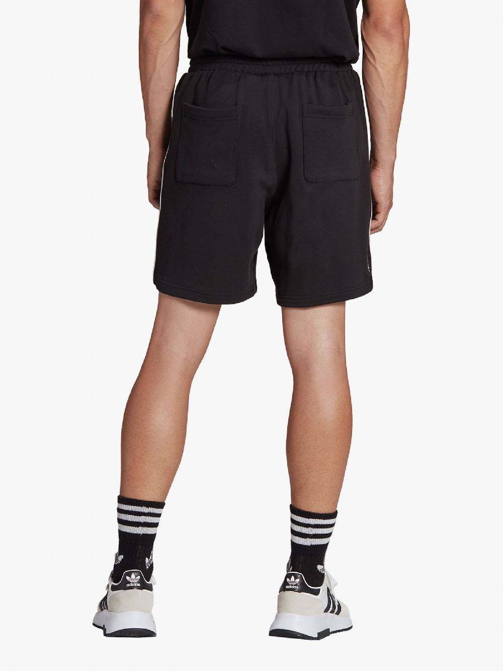 ADIDAS Bermuda Adicolor Seasonal IA2525 uomo cotone nero Spedizione gratuita