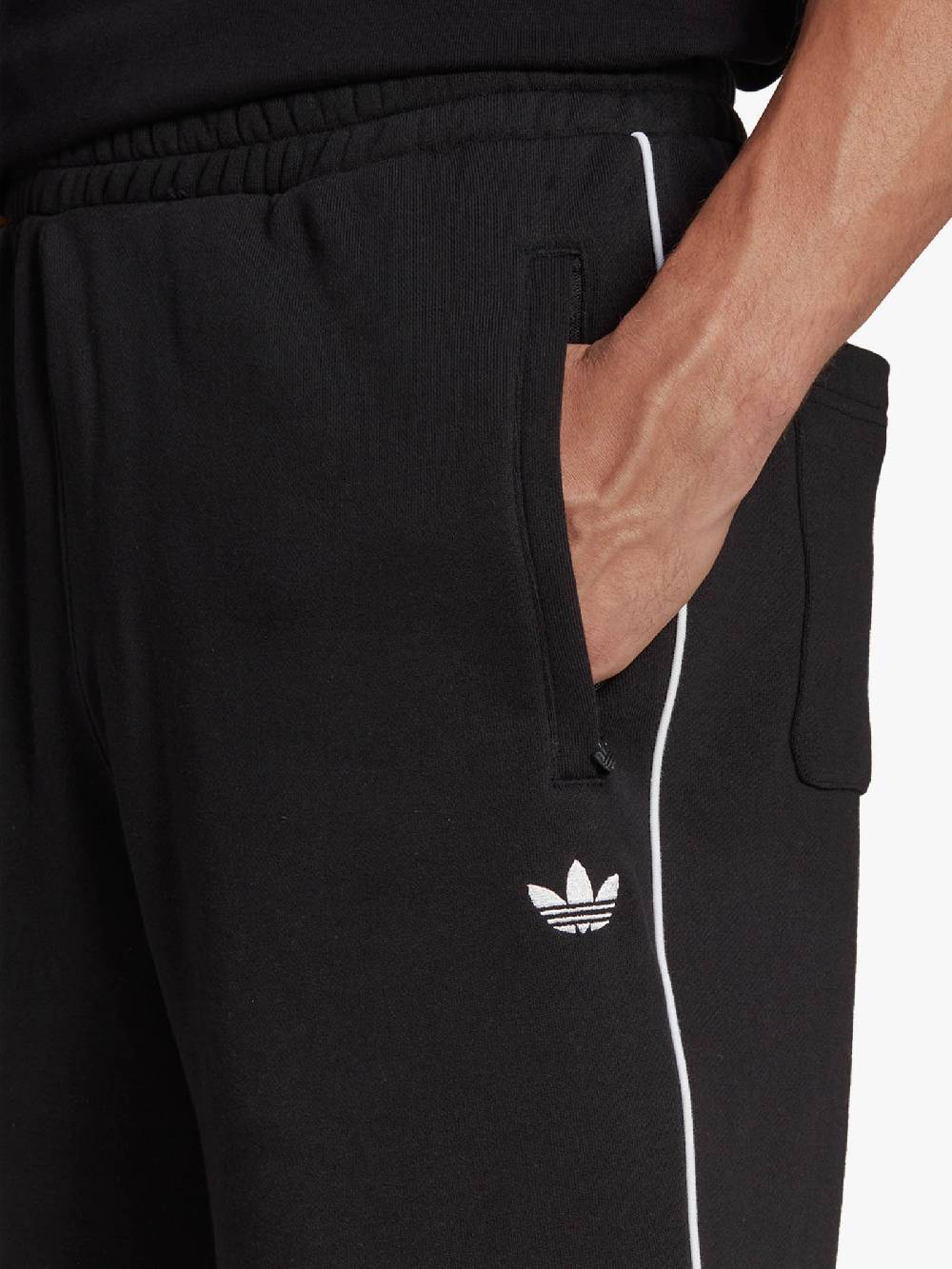 ADIDAS Bermuda Adicolor Seasonal IA2525 uomo cotone nero Spedizione gratuita