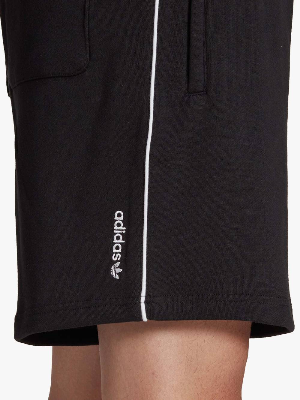 ADIDAS Bermuda Adicolor Seasonal IA2525 uomo cotone nero Spedizione gratuita