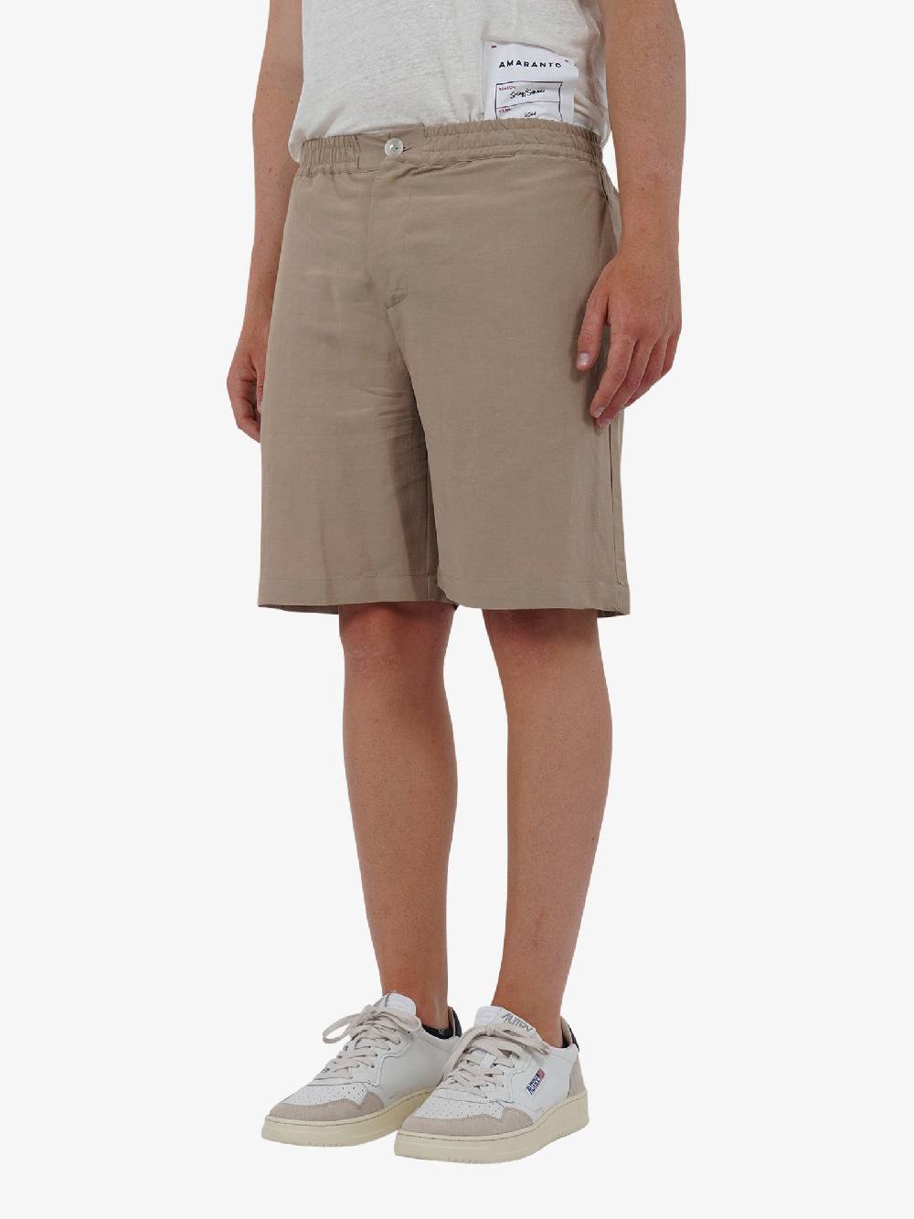 3DICI Bermuda BEU3DICI001BNAS uomo viscosa beige Sconto di tempo limitato