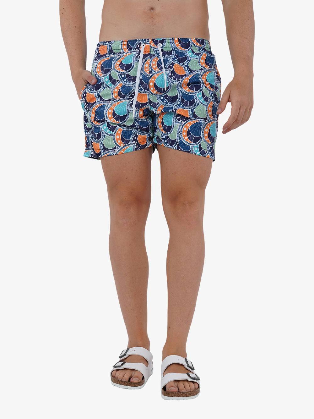 MOVE BEACHWEAR Costume da bagno Boxer Saint VIncent con stampa SVN PRINT 24 uomo azzurro Negozio online di fabbrica