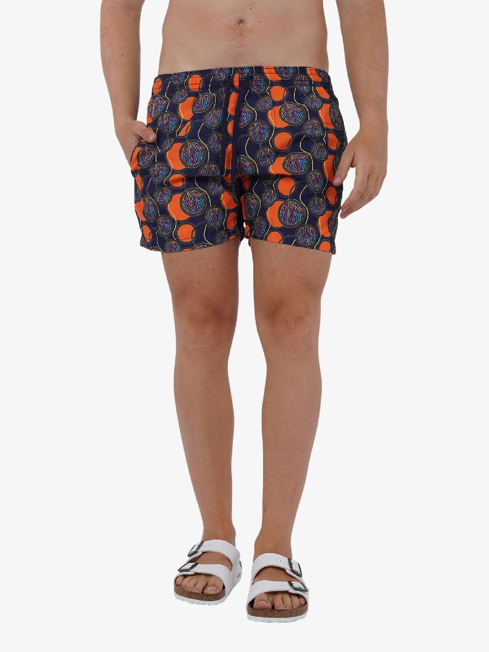 MOVE BEACHWEAR Costume da bagno Boxer Saint VIncent con stampa SVN PRINT 24 uomo arancione Offerta speciale
