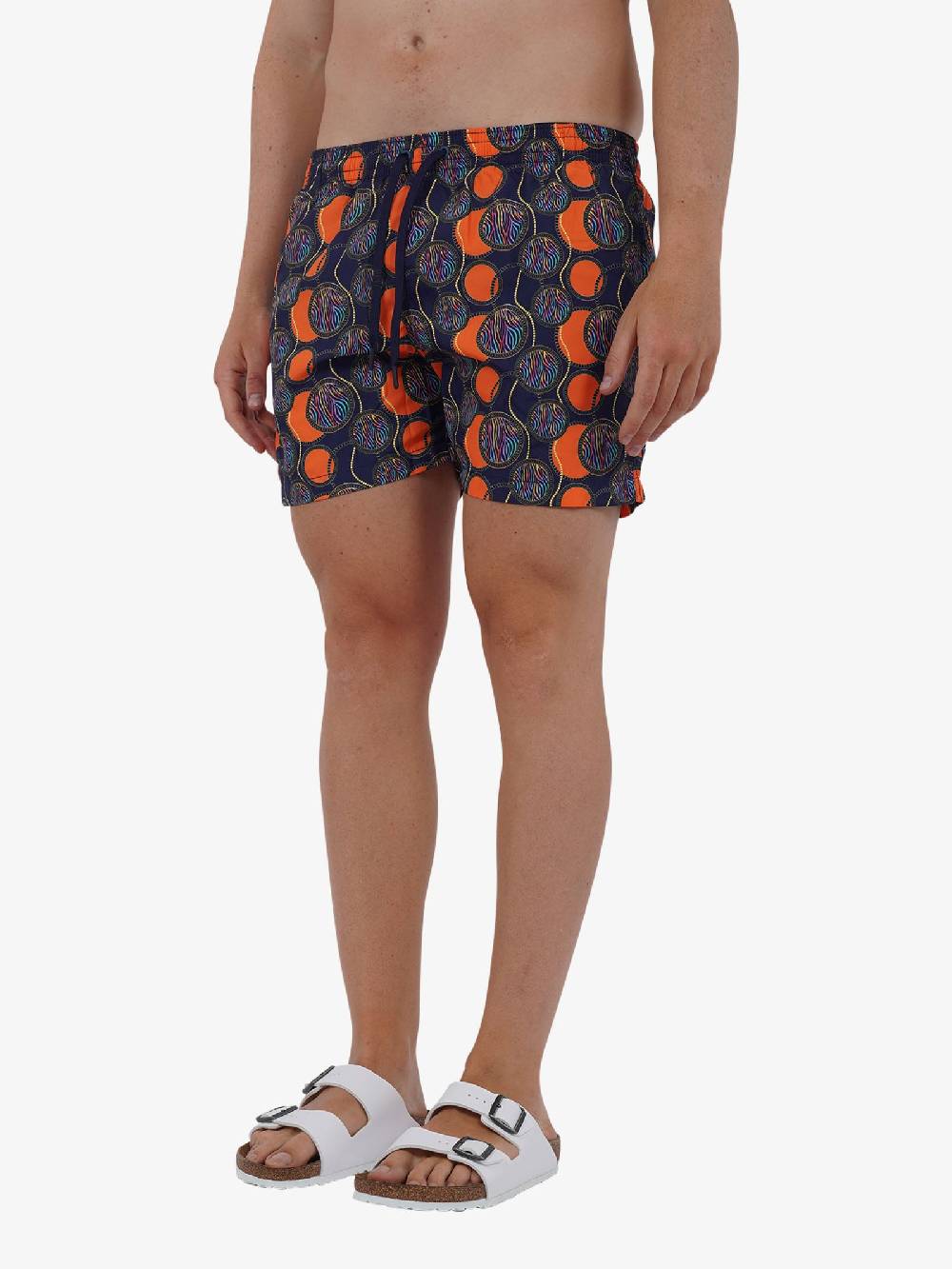MOVE BEACHWEAR Costume da bagno Boxer Saint VIncent con stampa SVN PRINT 24 uomo arancione Offerta speciale