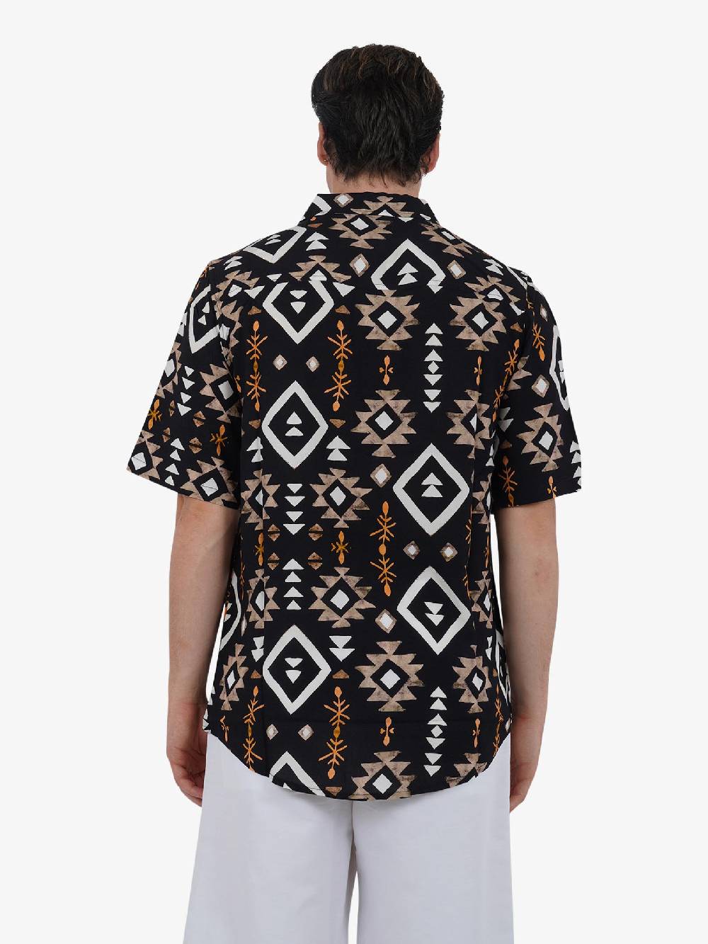 TOOCO Camicia Bowling Uxmal uomo nero Comprare a buon mercato