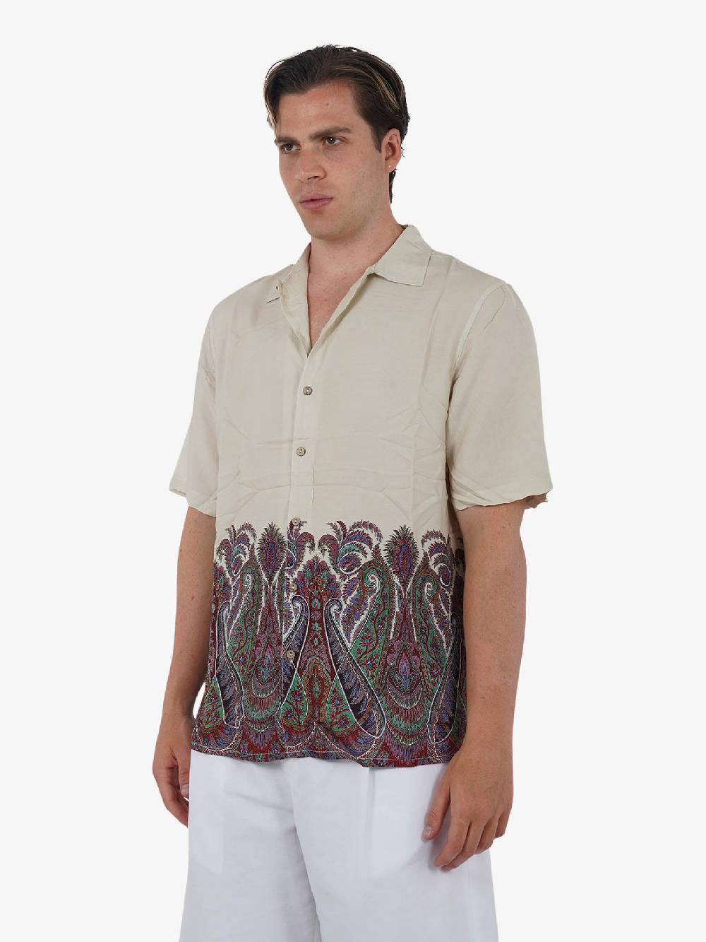 TOOCO Camicia Bowling Kenzia uomo panna Flash Sale
