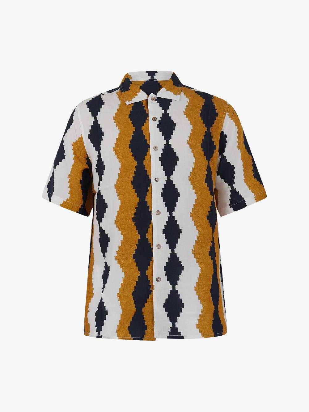 TOOCO Camicia Bowling Curcuma uomo marrone Fornitura limitata