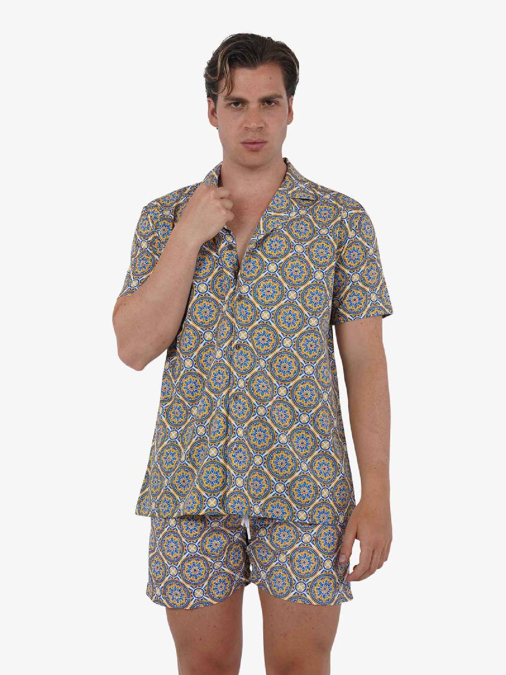 MOVE BEACHWEAR Camicia Bowling con stampa PRINT 24 uomo multicolor Shopping online