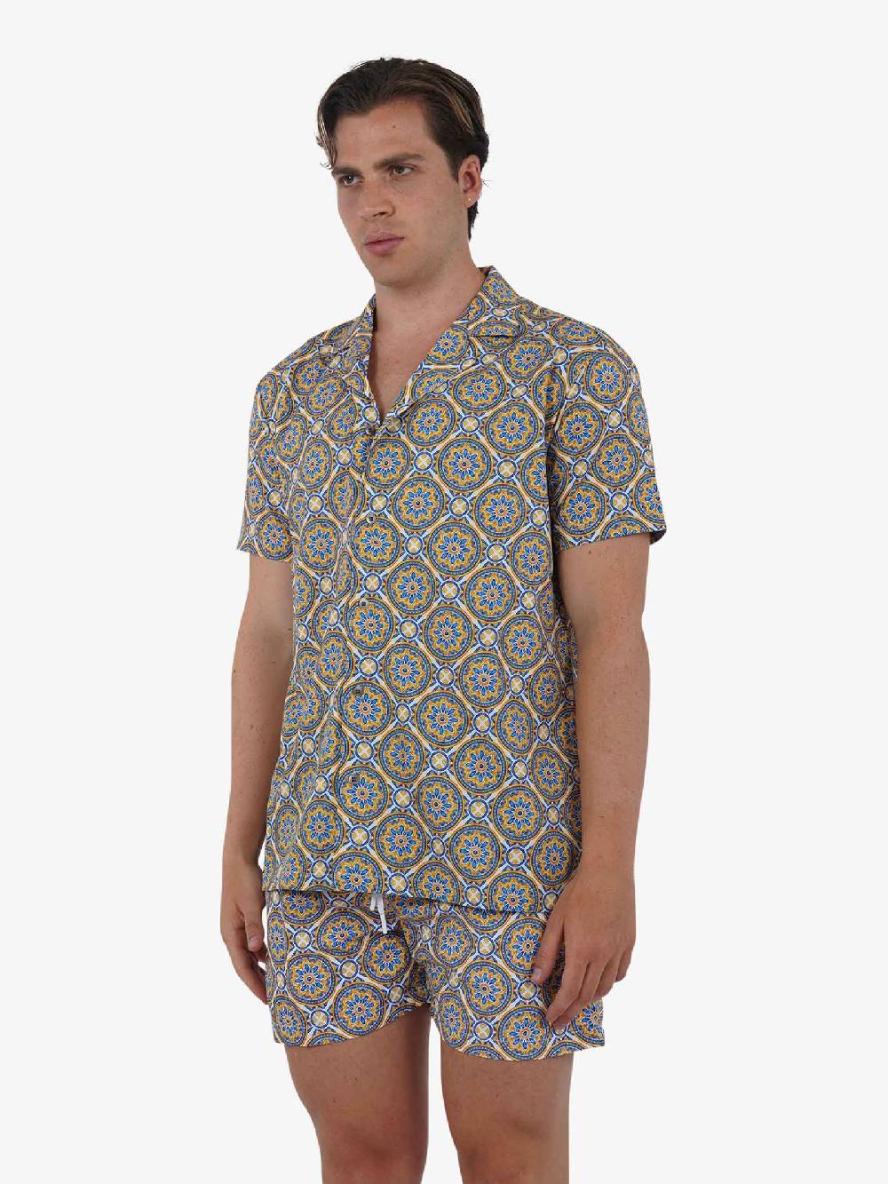MOVE BEACHWEAR Camicia Bowling con stampa PRINT 24 uomo multicolor Shopping online