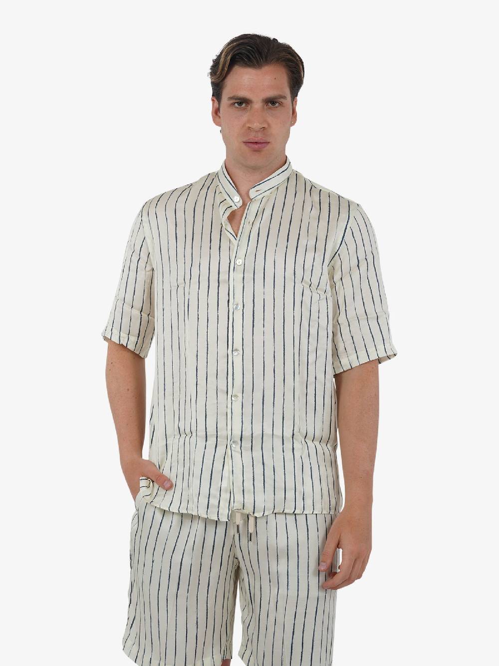 COSTUMEIN Camicia Didier uomo cotone panna Vendite stagionali