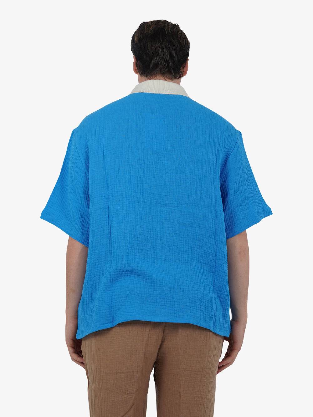 3DICI Camicia CAU3DICI025BA uomo cotone blu Cyber Monday