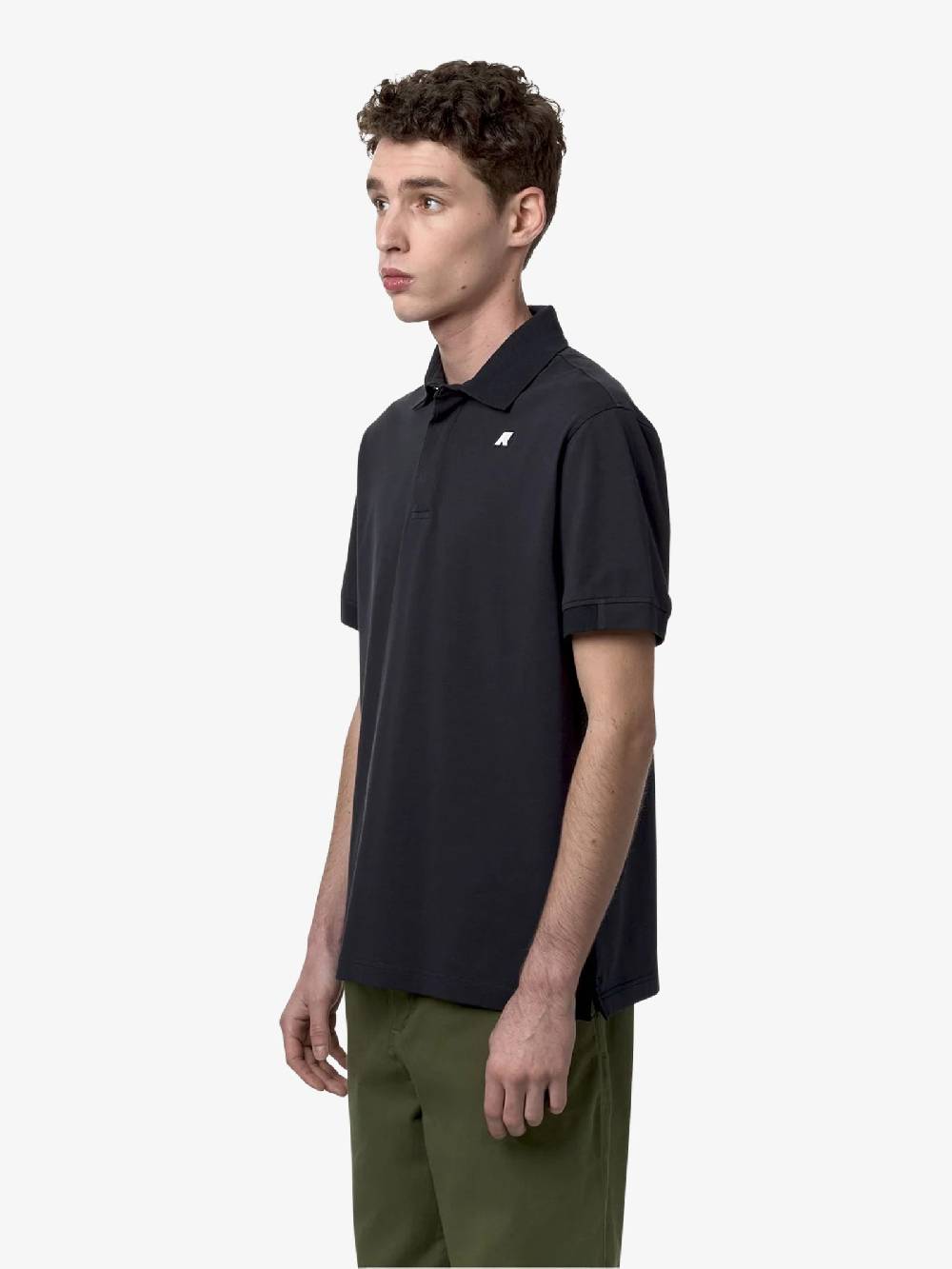 K-WAY Polo Alderic K71283W uomo cotone blu Offerta per la Festa della Mamma
