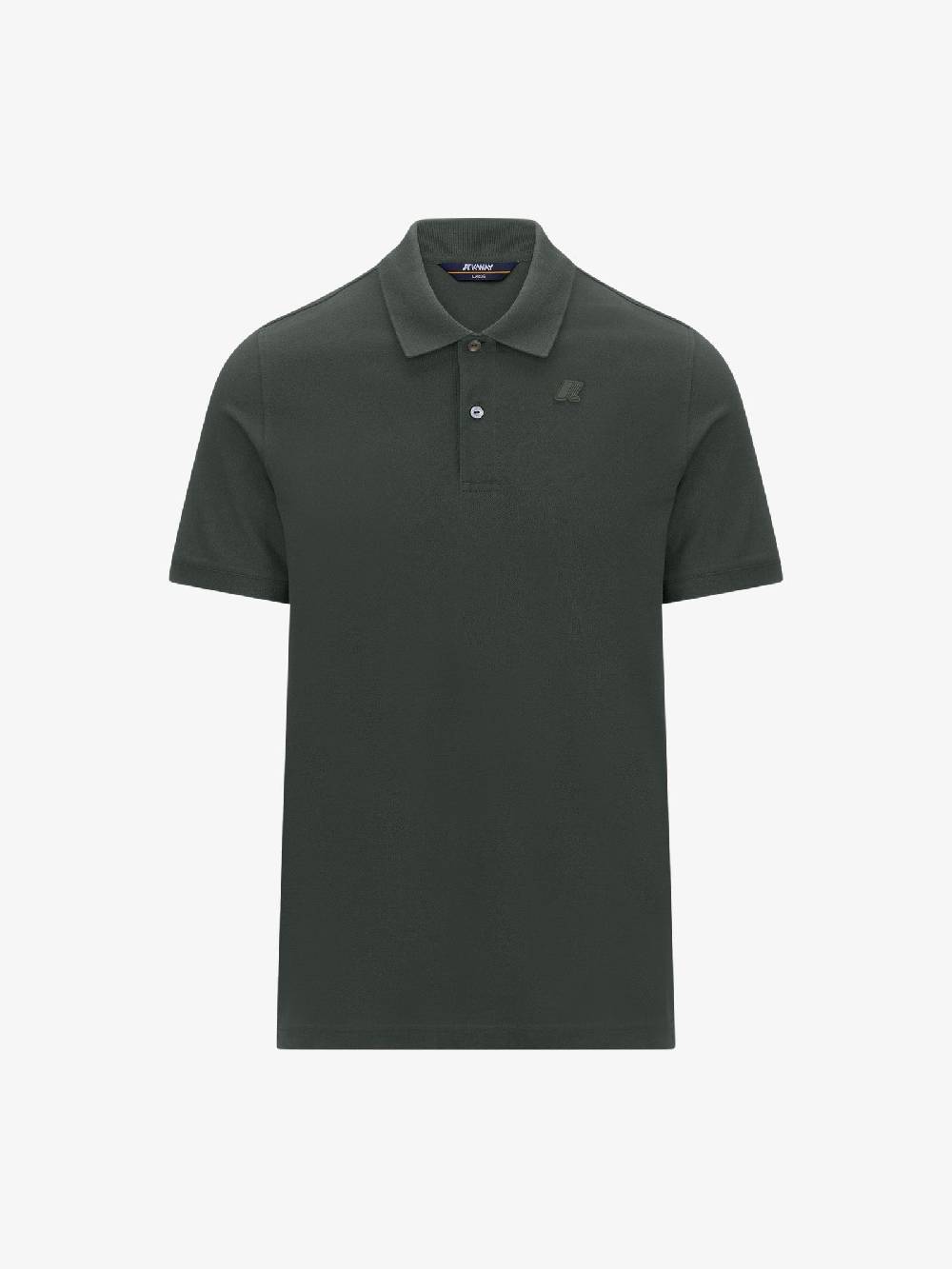 K-WAY Polo Amedee K5127BW uomo cotone verde Offerta San Valentino