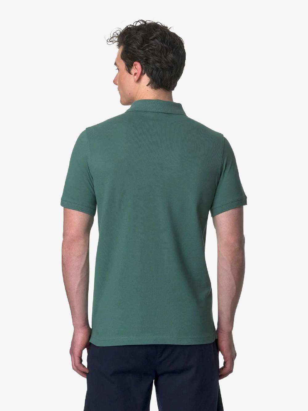 K-WAY Polo Amedee K5127BW uomo cotone verde Offerta Anniversario