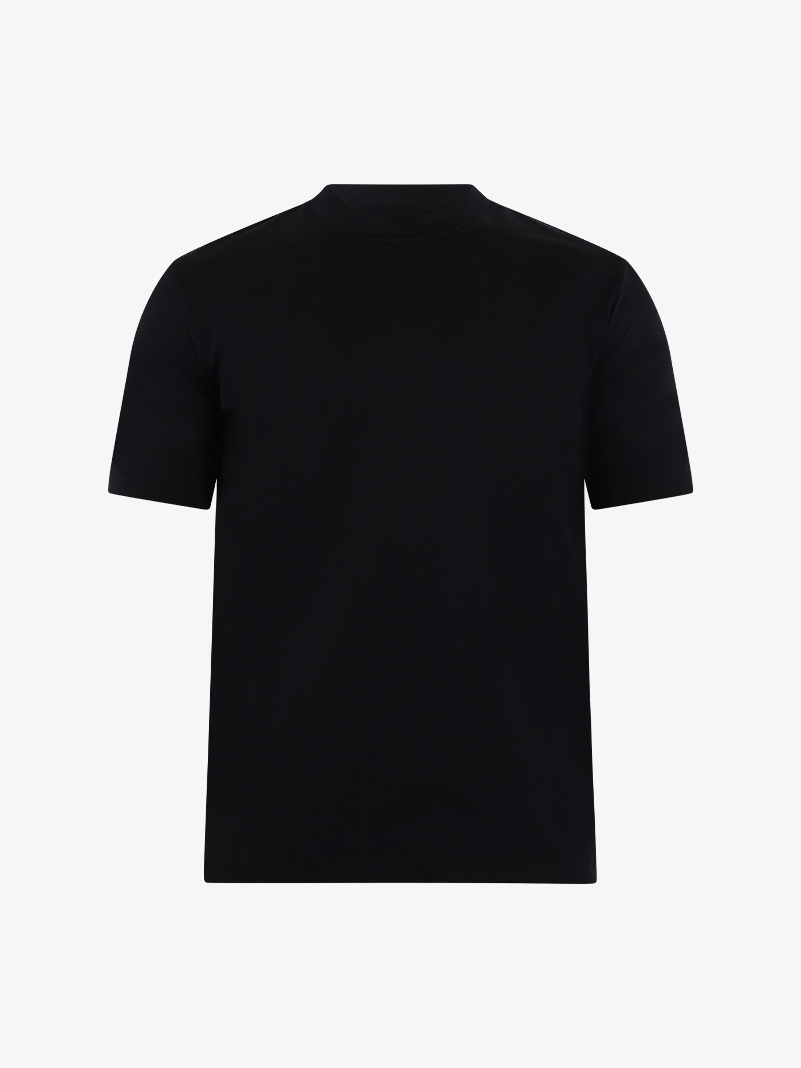 YES LONDON T-shirt girocollo XM4090 uomo cotone nero Nuovi prodotti