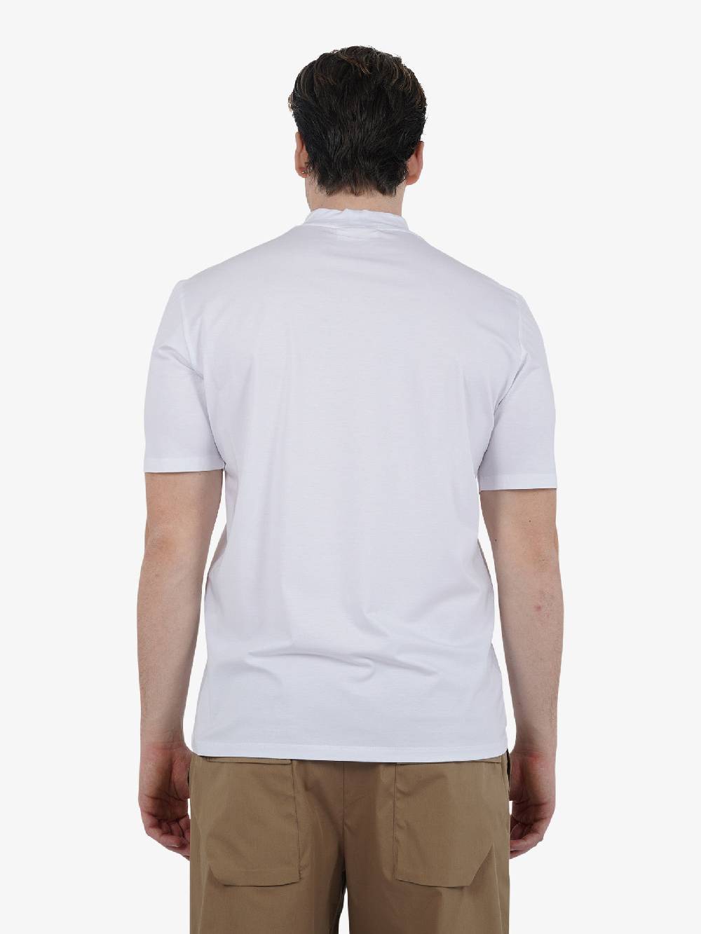 YES LONDON T-shirt girocollo XM4090 uomo cotone bianco Bestseller