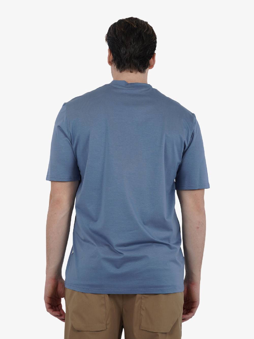 YES LONDON T-shirt girocollo XM4090 uomo cotone grigio Offerte stagionali