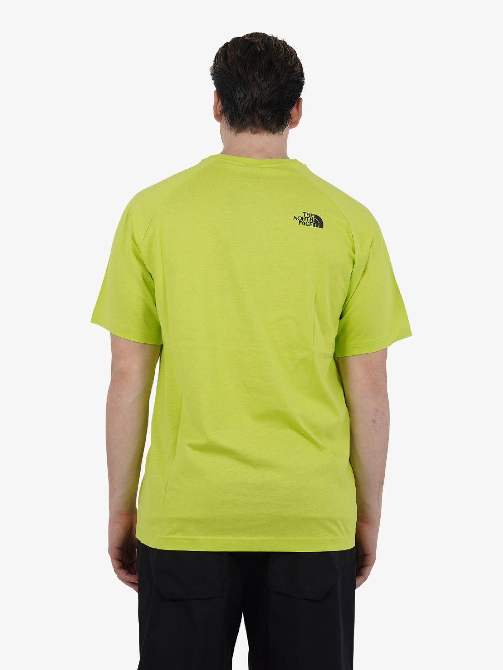 THE NORTH FACE T-shirt Redbox Raglan NF0A87NJ uomo cotone verde Liquidazione