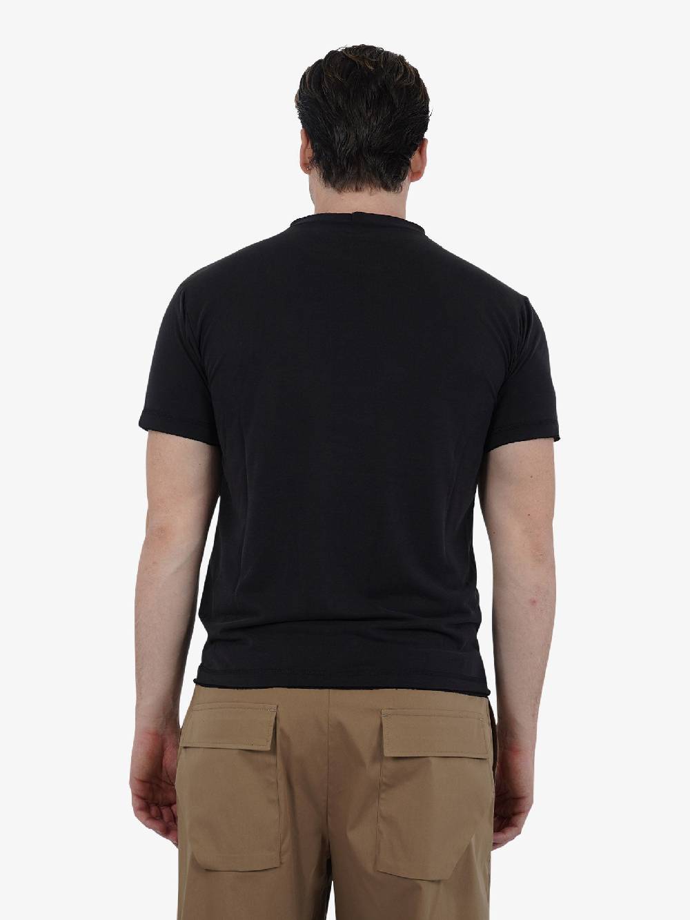 MARSEM T-shirt girocollo EMA-VIS10 uomo modal nero Comprane uno, ottenene uno gratis