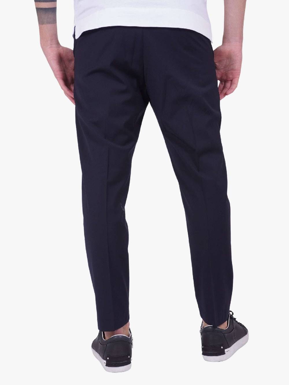 WHITE OVER Pantalone slim fit blu uomo Offerte speciali