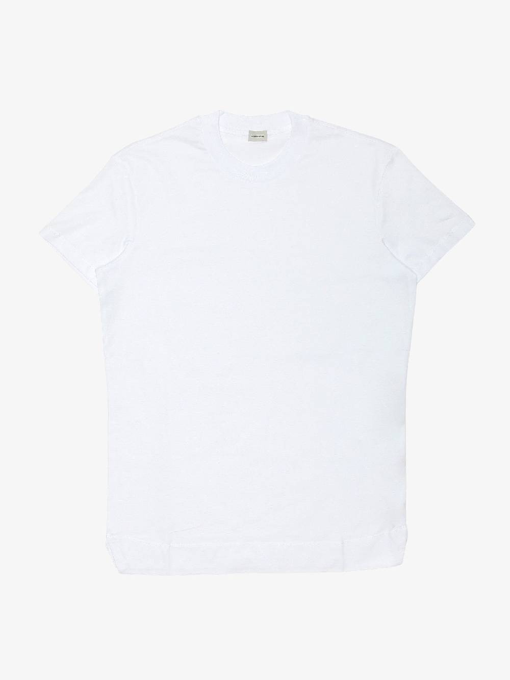 WHITE OVER Tshirt slim fit uomo bianca