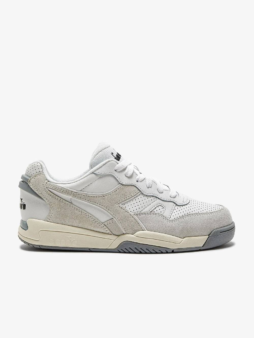 DIADORA Sneakers Winner SL 501.179583_C0657 in pelle camoscio bianco Fino al 55% di sconto