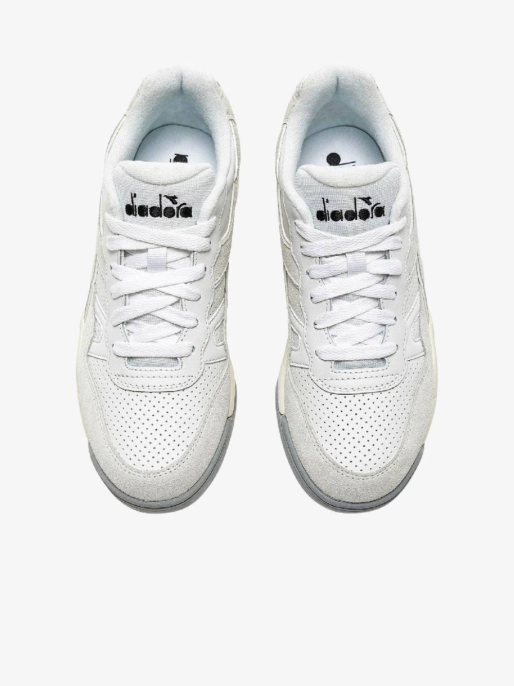 DIADORA Sneakers Winner SL 501.179583_C0657 in pelle camoscio bianco Fino al 55% di sconto