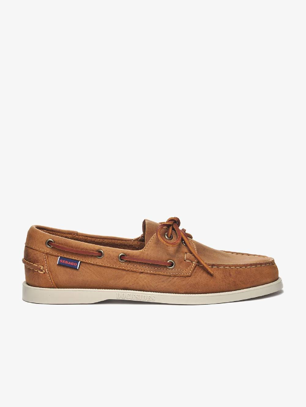 SEBAGO Mocassino Docksides Portland Crazy H 70015H0 uomo in pelle marrone 50% di sconto con spedizione gratuita