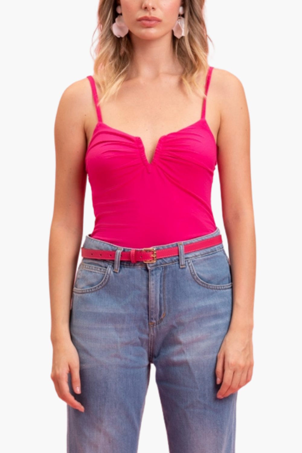 Nualy BODY CON DRAPPEGGIO Moda