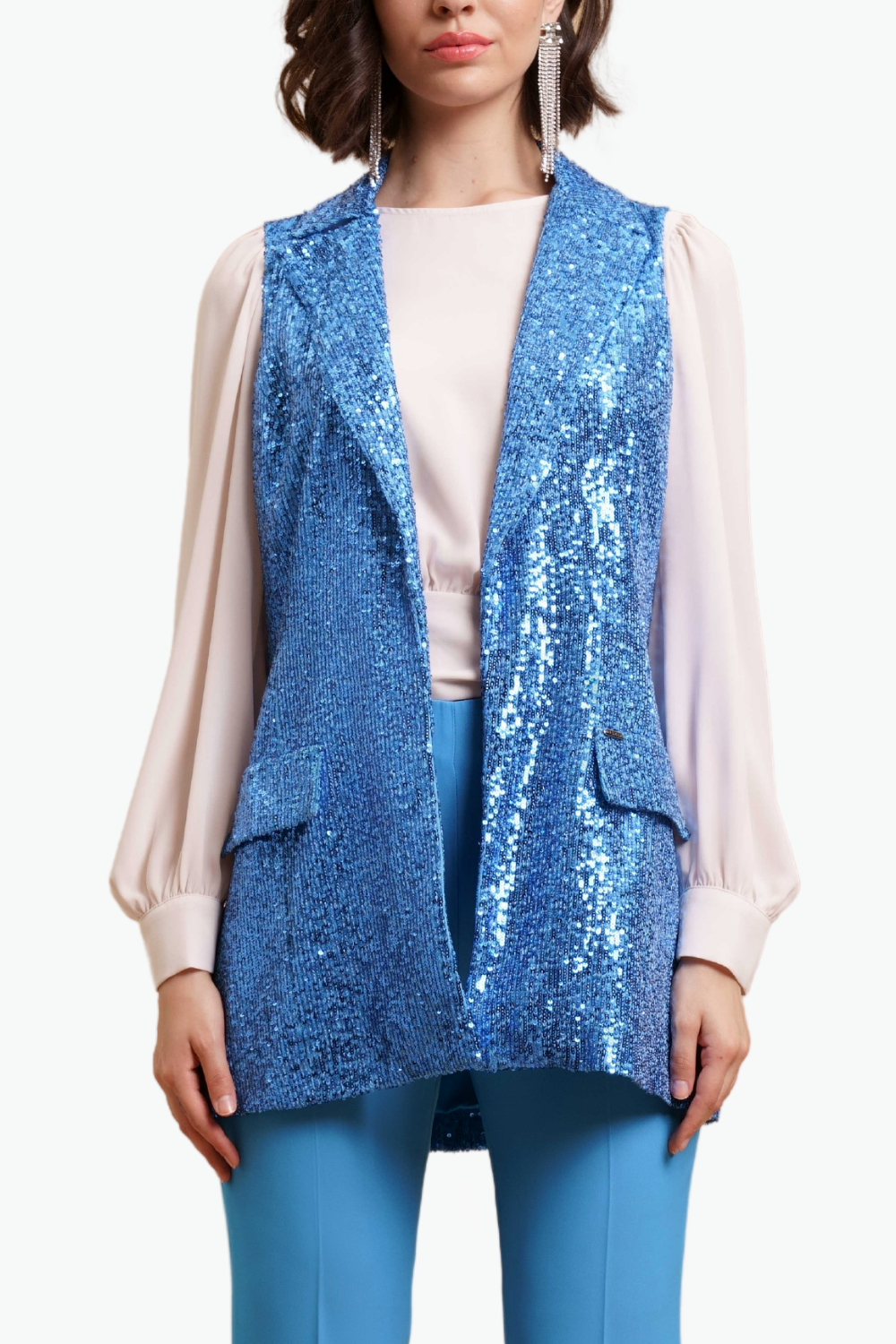 Nualy GILET CON PATTINE Offerte