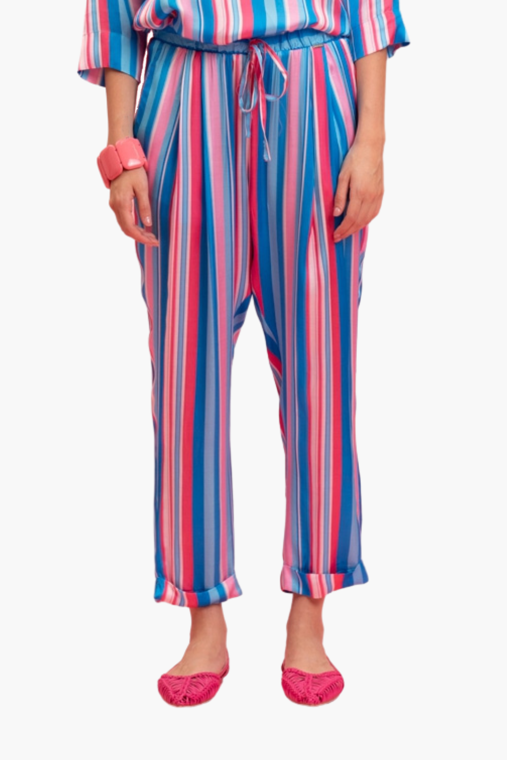 Nualy PANTALONE RIGA Moda