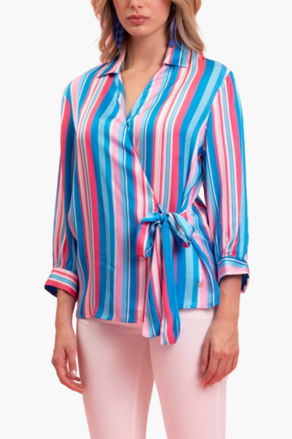 Nualy CAMICIA RIGHE Nuovo